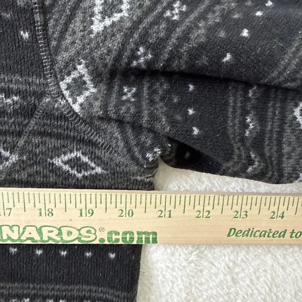 The North Face Mens Tsillan Sweatshirt 1/4 Zip Fair Isle Aztec Fleece Pullover M